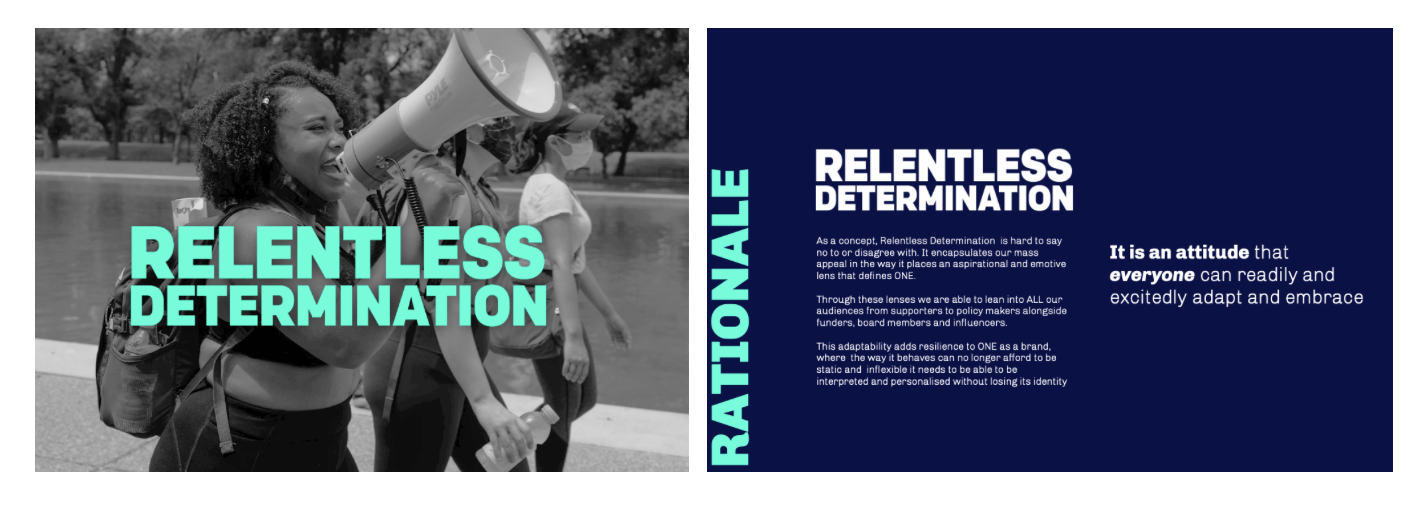 Our proposition Relentless Determination