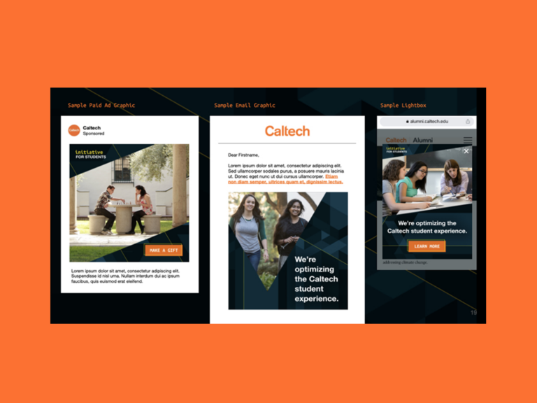 Caltech: Developing a brand and platform for a capital campaign