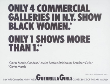 Guerrilla Girls poster