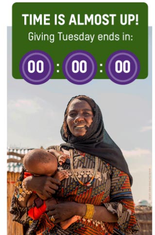 Oxfam America countdown email